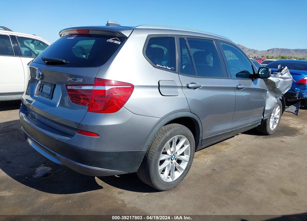 2014 BMW X3 XDRIVE28I VIN: 5UXWX9C52E0D31317