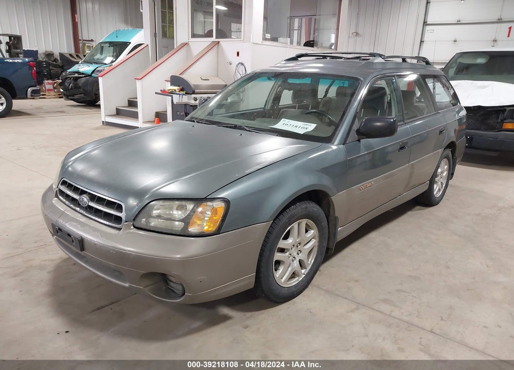 2002 SUBARU OUTBACK VIN: 4S3BH665827640992