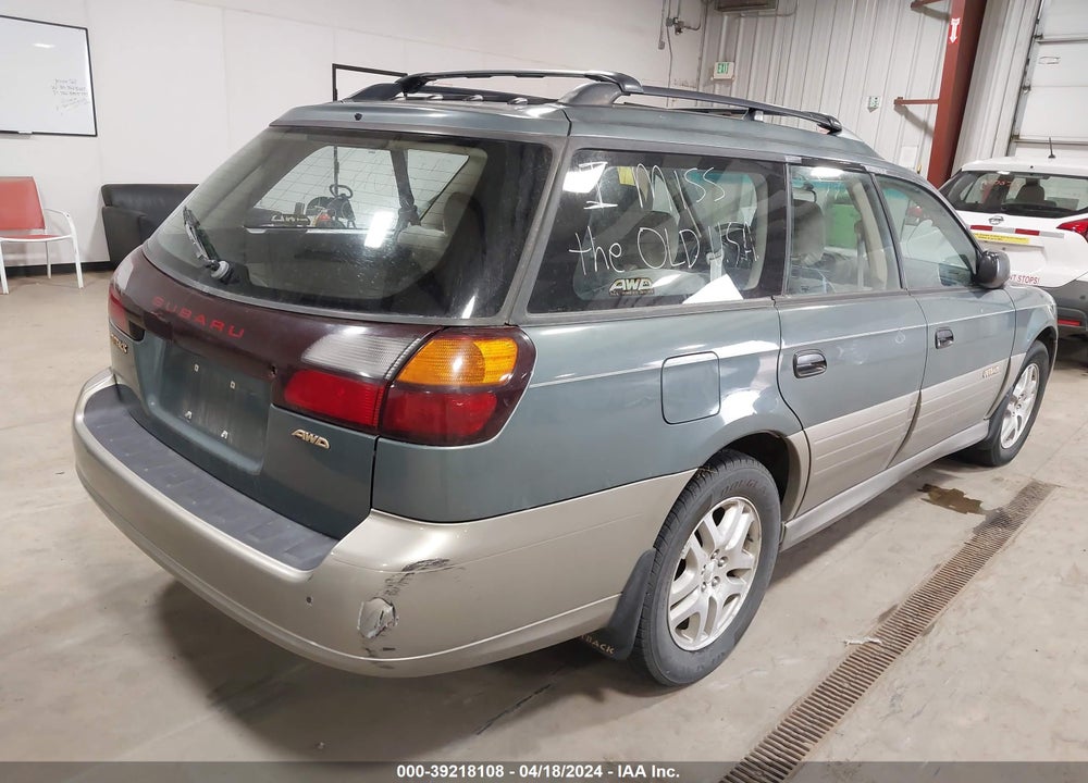 2002 SUBARU OUTBACK VIN: 4S3BH665827640992