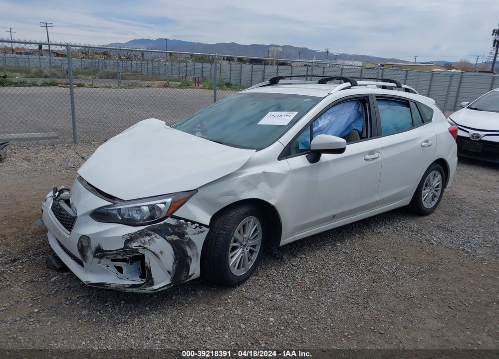 2018 SUBARU IMPREZA 2.0I PREMIUM VIN: 4S3GTAB66J3710050