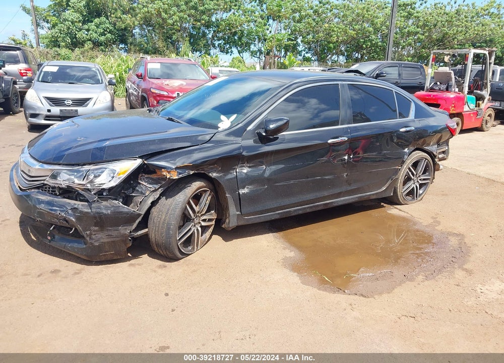 2017 HONDA ACCORD SPORT VIN: 1HGCR2F58HA159843