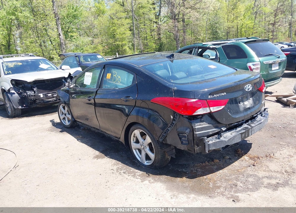 2012 HYUNDAI ELANTRA LIMITED (ULSAN PLANT) VIN: KMHDH4AE9CU288931