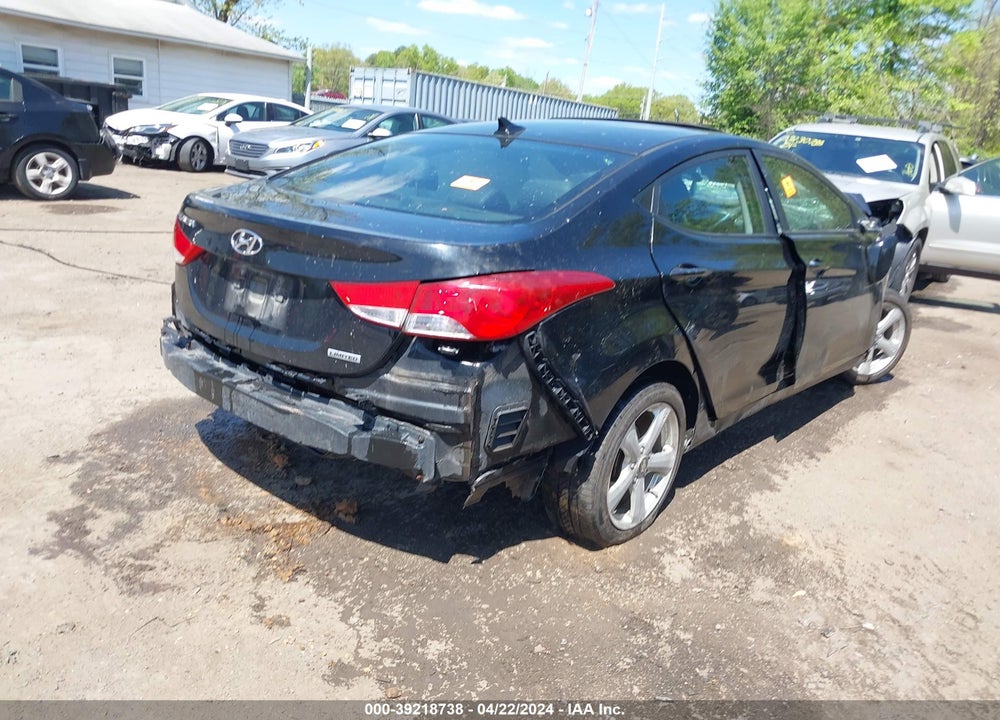 2012 HYUNDAI ELANTRA LIMITED (ULSAN PLANT) VIN: KMHDH4AE9CU288931