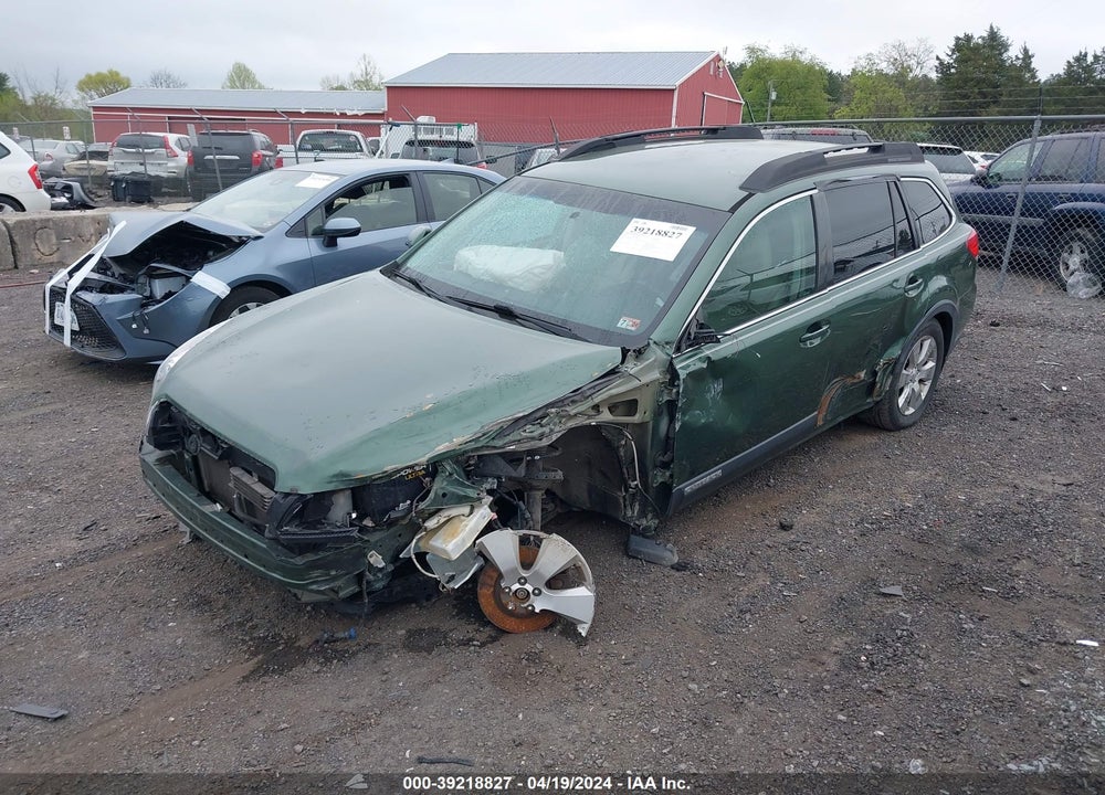 2010 SUBARU OUTBACK 2.5I PREMIUM VIN: 4S4BRBCC4A3343633