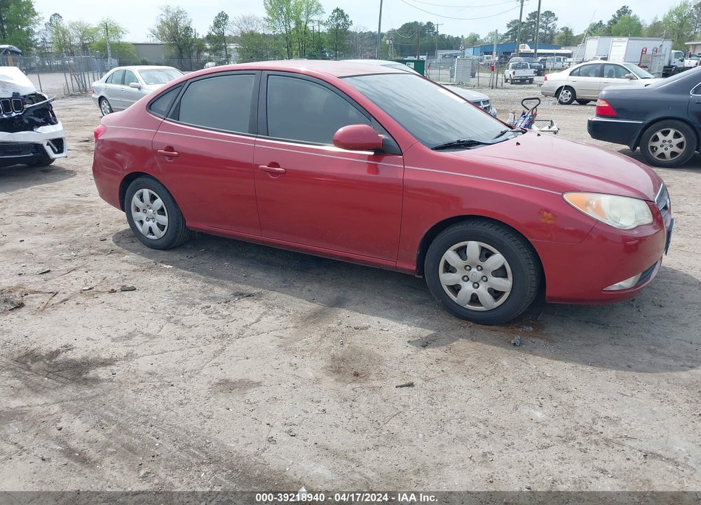 2008 HYUNDAI ELANTRA VIN: KMHDU46D48U291741
