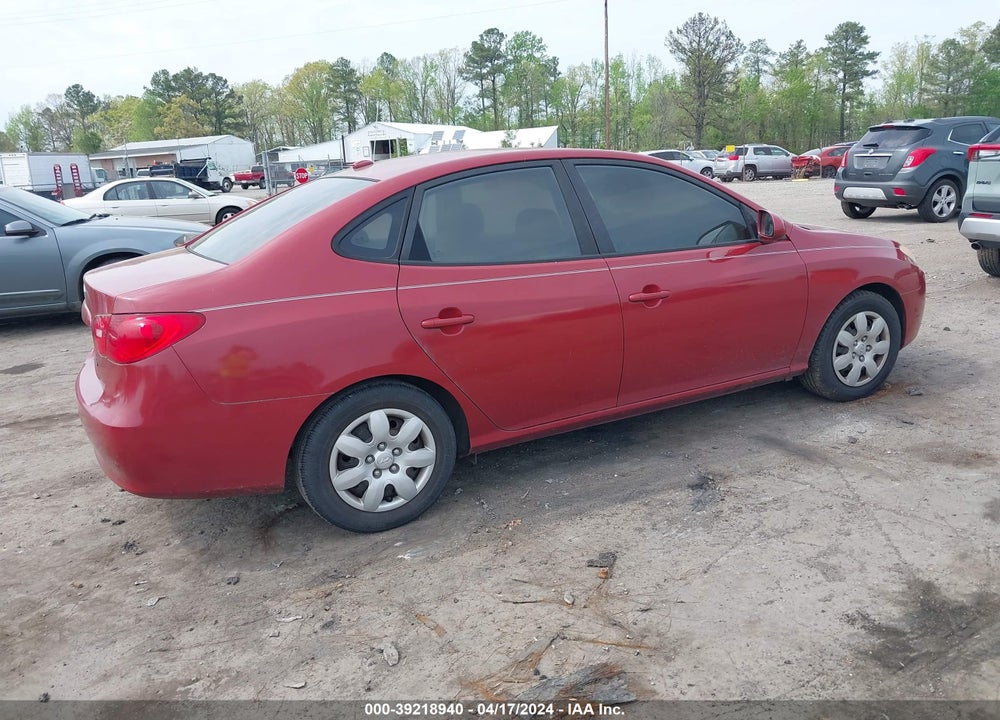 2008 HYUNDAI ELANTRA VIN: KMHDU46D48U291741
