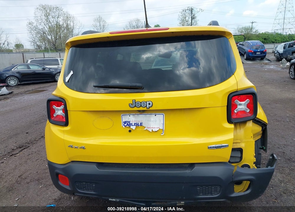 2017 JEEP RENEGADE LATITUDE 4X4 VIN: ZACCJBBB1HPF99582