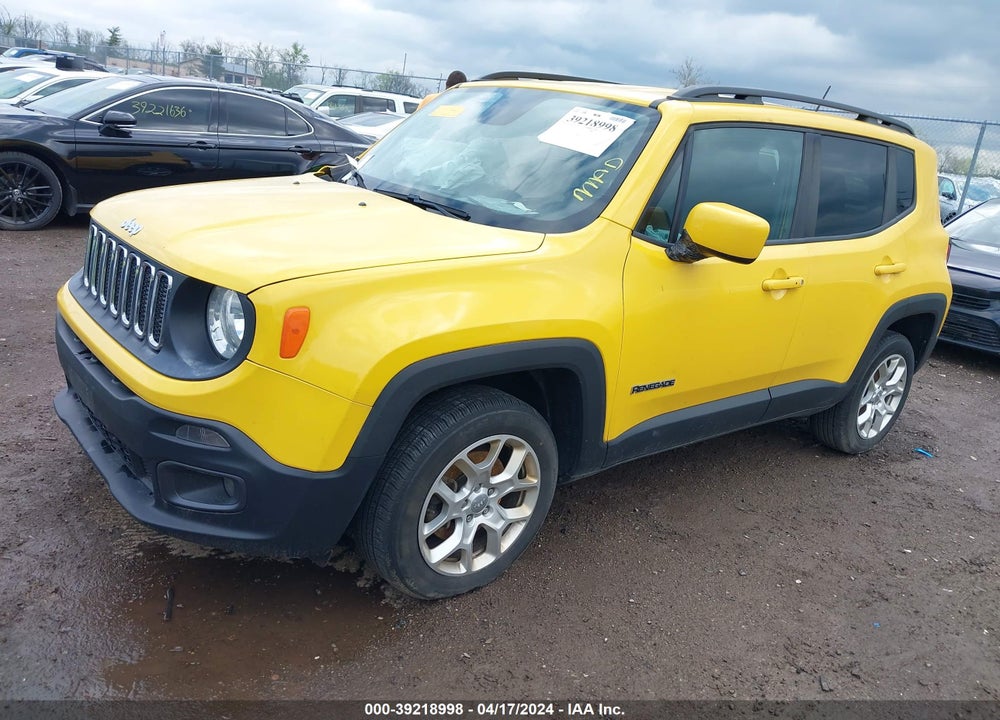 2017 JEEP RENEGADE LATITUDE 4X4 VIN: ZACCJBBB1HPF99582