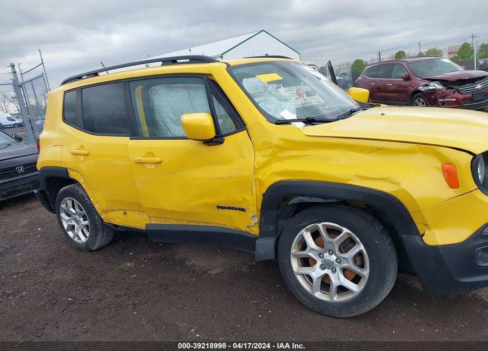 2017 JEEP RENEGADE LATITUDE 4X4 VIN: ZACCJBBB1HPF99582