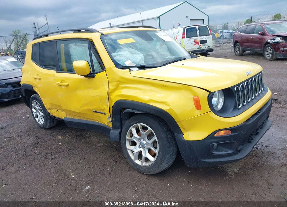 2017 JEEP RENEGADE LATITUDE 4X4 VIN: ZACCJBBB1HPF99582