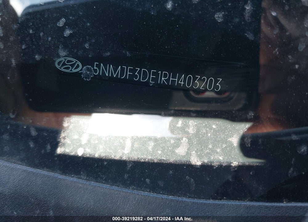 2024 HYUNDAI TUCSON SEL VIN: 5NMJF3DE1RH403203