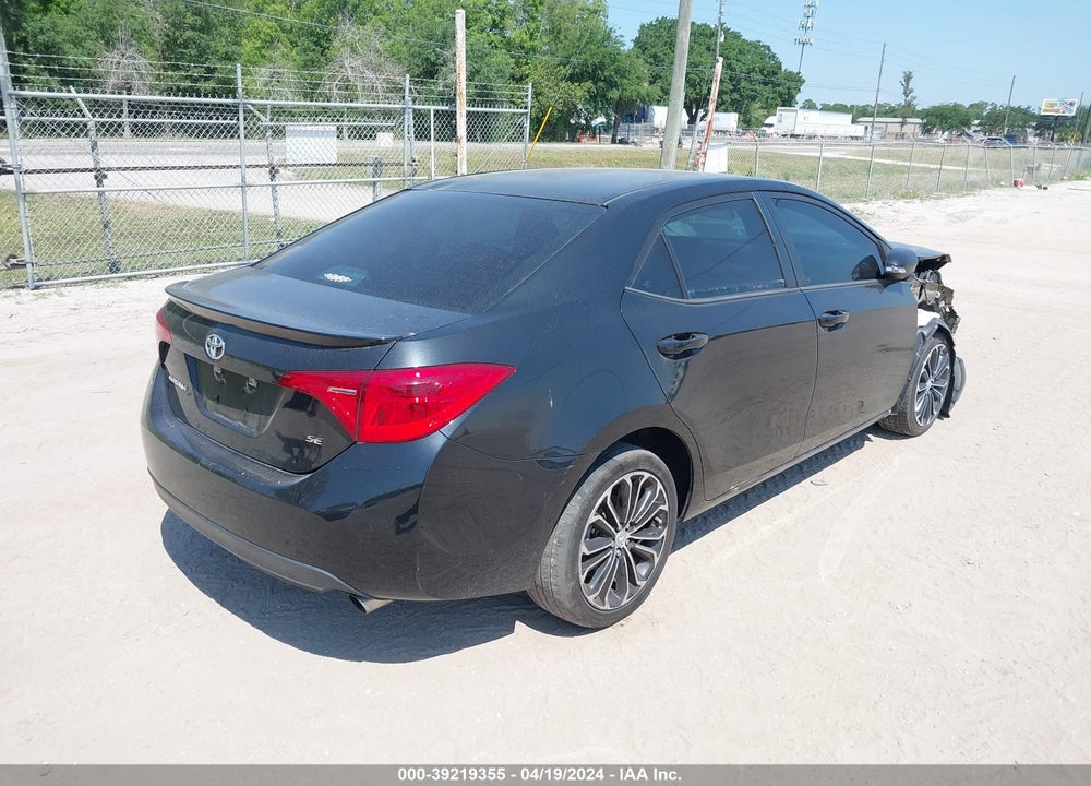 2019 TOYOTA COROLLA SE VIN: 5YFBURHE5KP880039