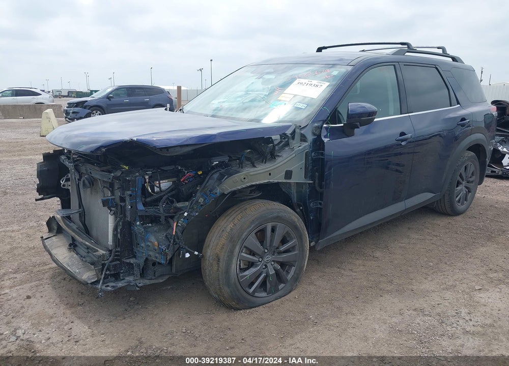 2022 NISSAN PATHFINDER SV 2WD VIN: 5N1DR3BA6NC255378