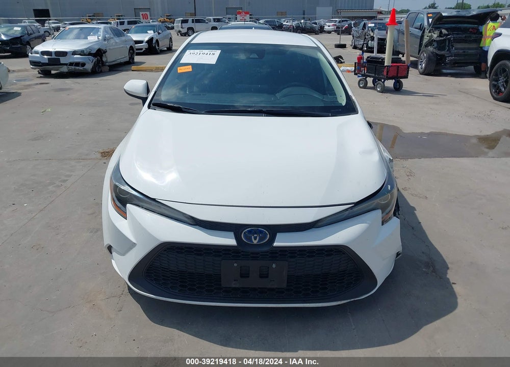 2022 TOYOTA COROLLA HYBRID LE VIN: JTDEAMDE5N3011372