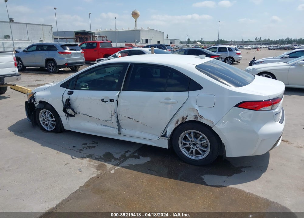 2022 TOYOTA COROLLA HYBRID LE VIN: JTDEAMDE5N3011372