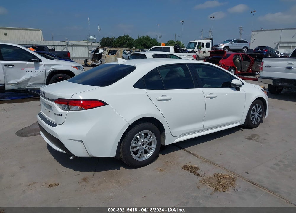 2022 TOYOTA COROLLA HYBRID LE VIN: JTDEAMDE5N3011372