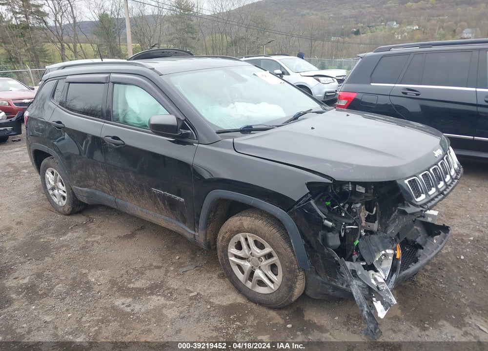 2018 JEEP COMPASS SPORT FWD VIN: 3C4NJCAB7JT211155