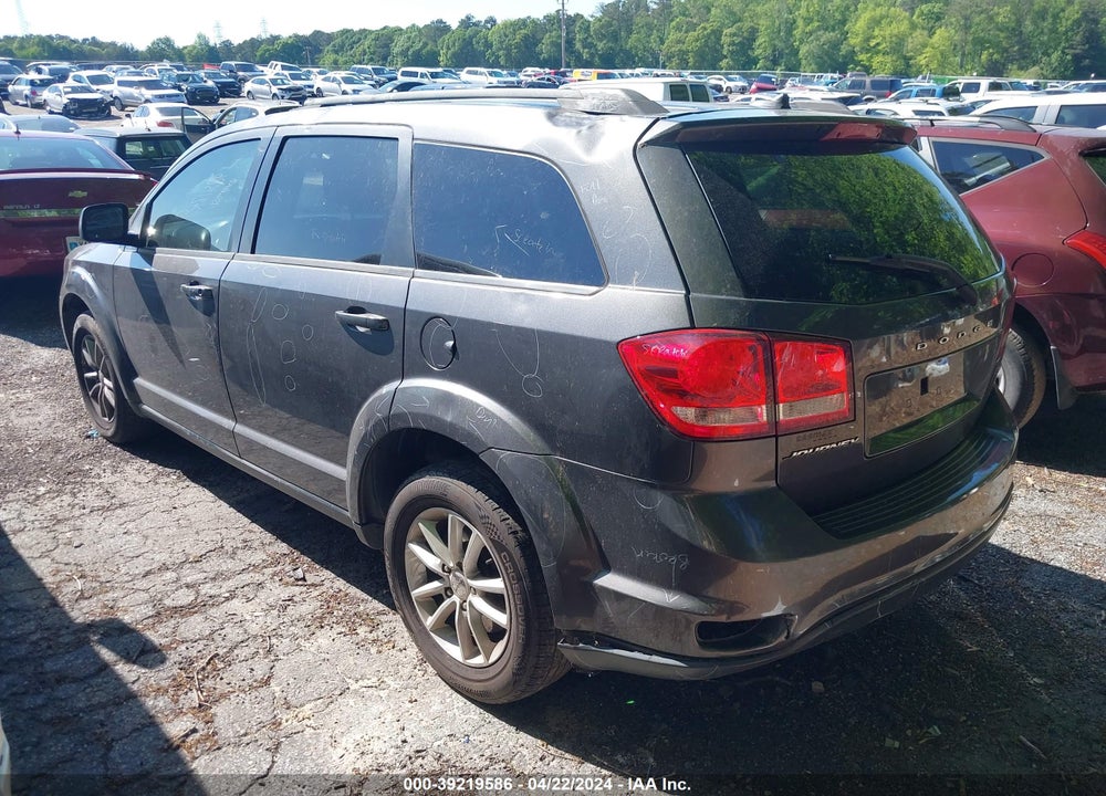 2015 DODGE JOURNEY SXT VIN: 3C4PDCBBXFT595048