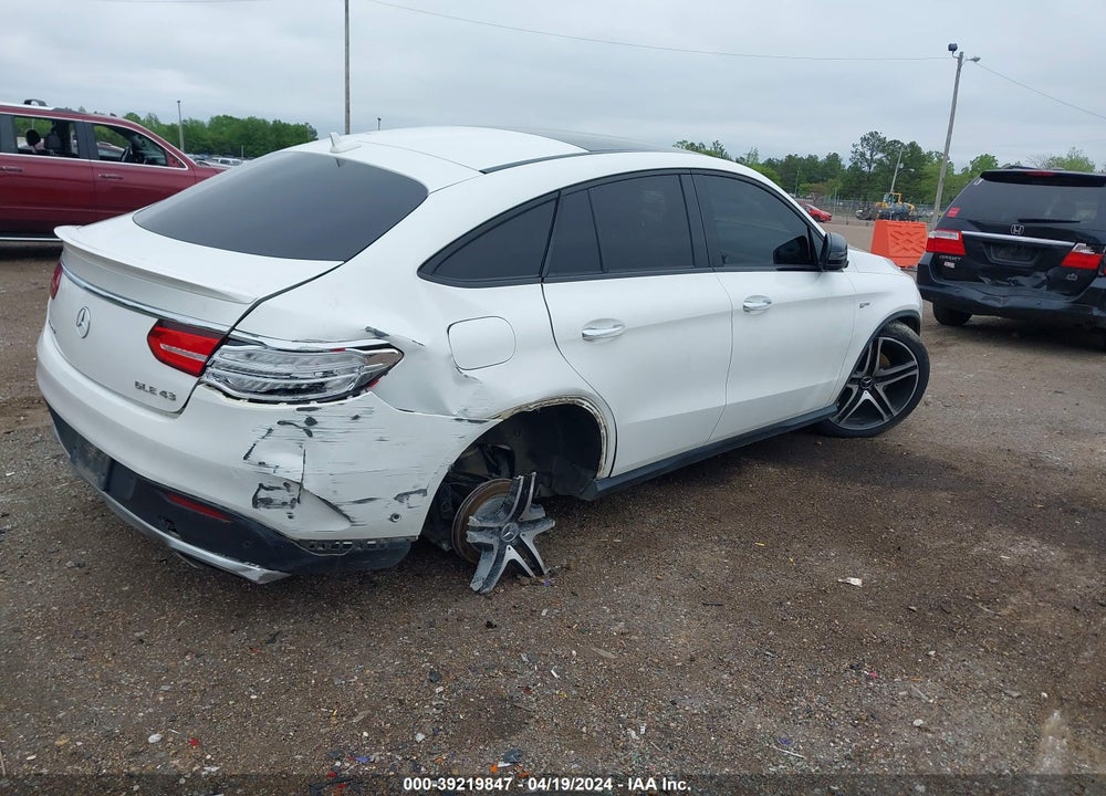 2017 MERCEDES-BENZ AMG GLE 43 COUPE 4MATIC VIN: 4JGED6EB2HA065750