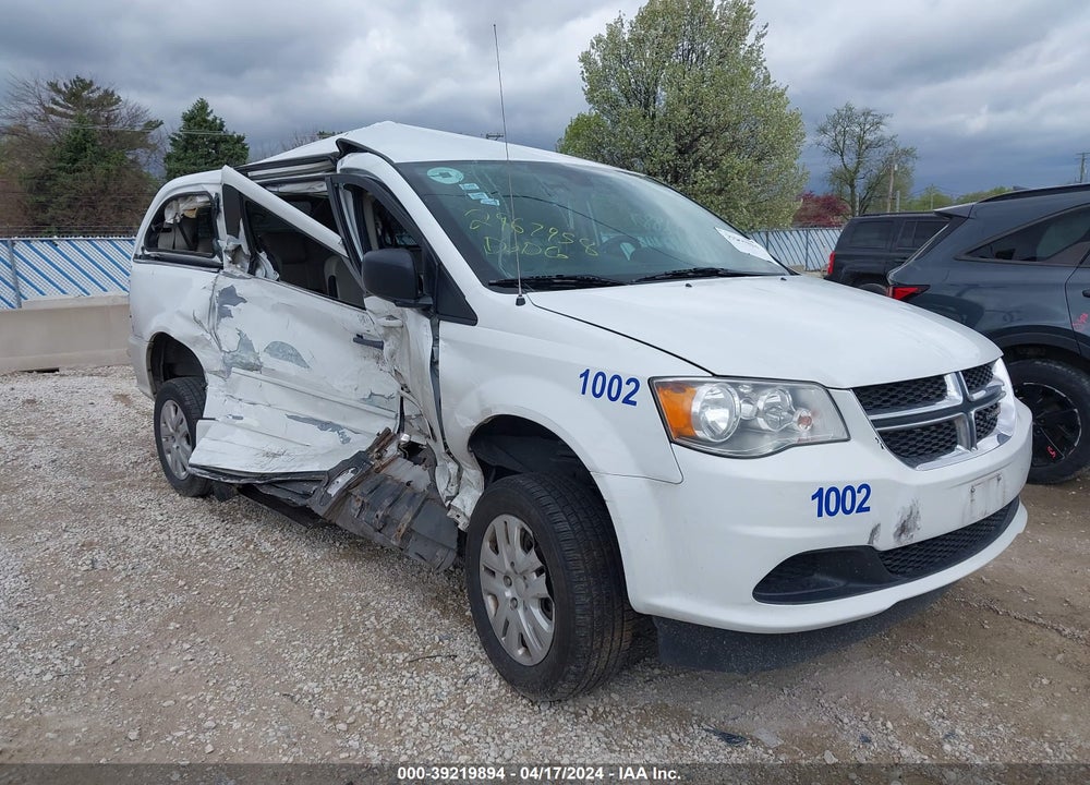 2018 DODGE GRAND CARAVAN SE VIN: 2C7WDGBG9JR363618