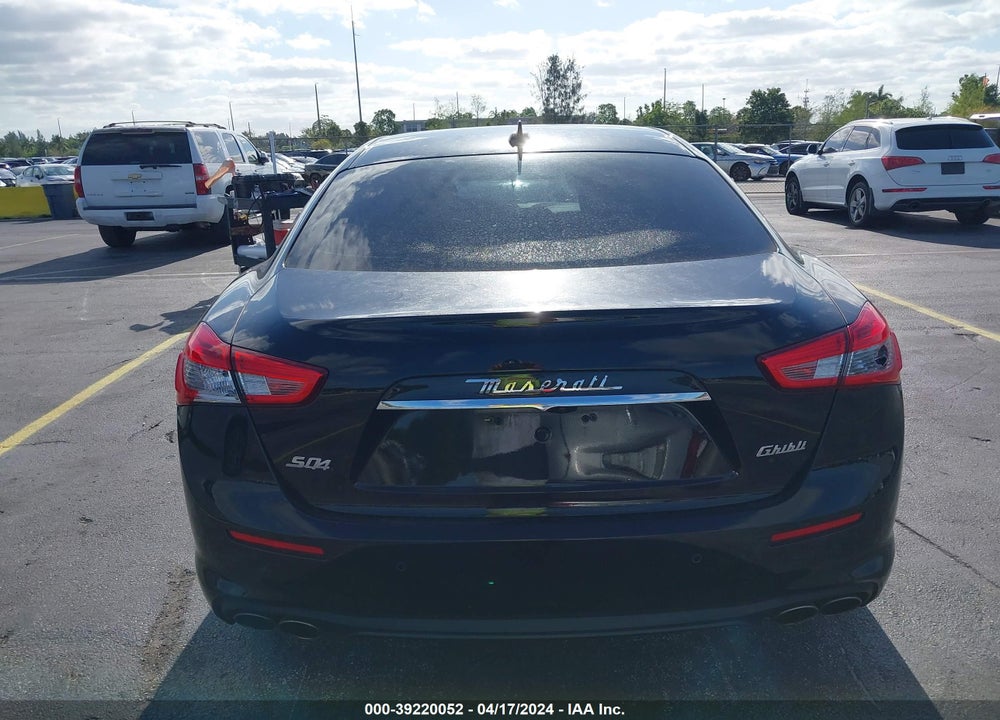2019 MASERATI GHIBLI S Q4 VIN: ZAM57YTA6K1315916