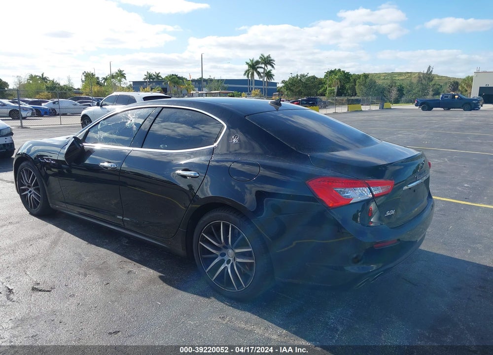 2019 MASERATI GHIBLI S Q4 VIN: ZAM57YTA6K1315916