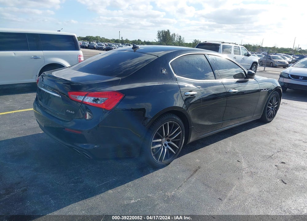 2019 MASERATI GHIBLI S Q4 VIN: ZAM57YTA6K1315916