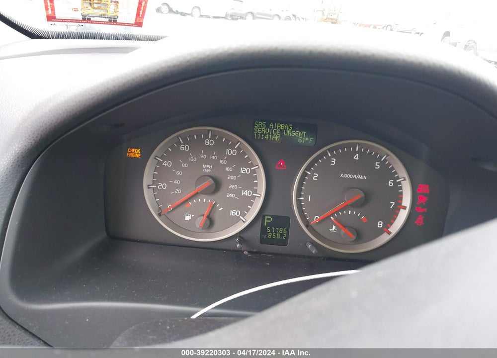 2007 VOLVO S40 2.4I VIN: YV1MS382X72252642