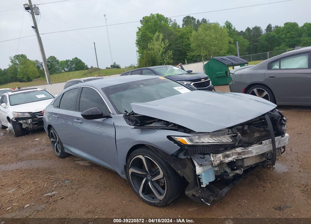 2021 HONDA ACCORD SPORT VIN: 1HGCV1F36MA107268