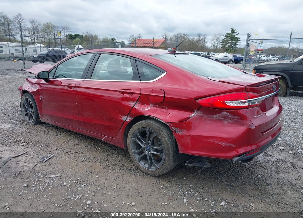2018 FORD FUSION S VIN: 3FA6P0G78JR200687