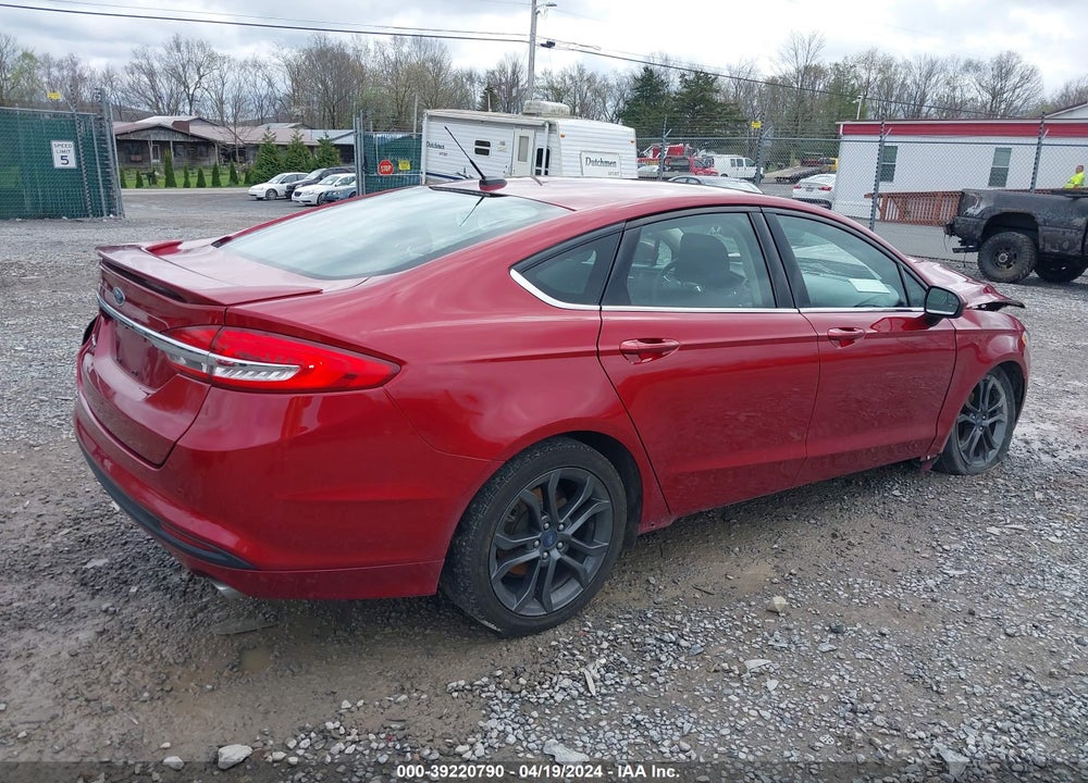 2018 FORD FUSION S VIN: 3FA6P0G78JR200687