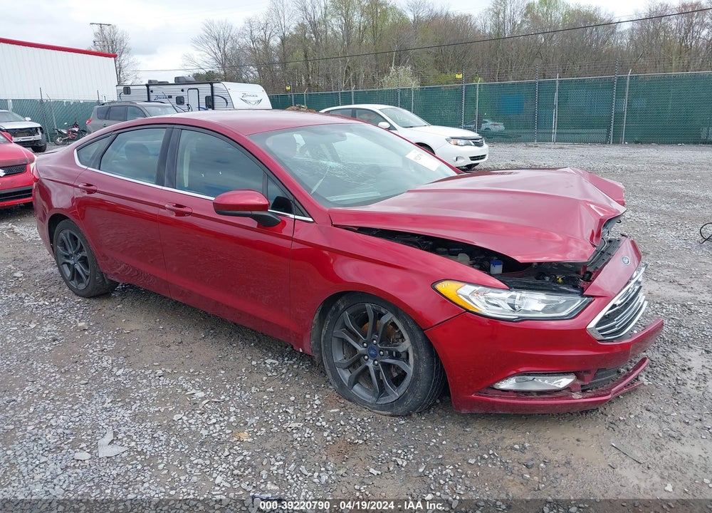 2018 FORD FUSION S VIN: 3FA6P0G78JR200687