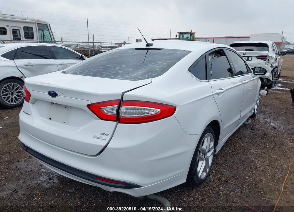 2016 FORD FUSION SE VIN: 1FA6P0HD0G5116993