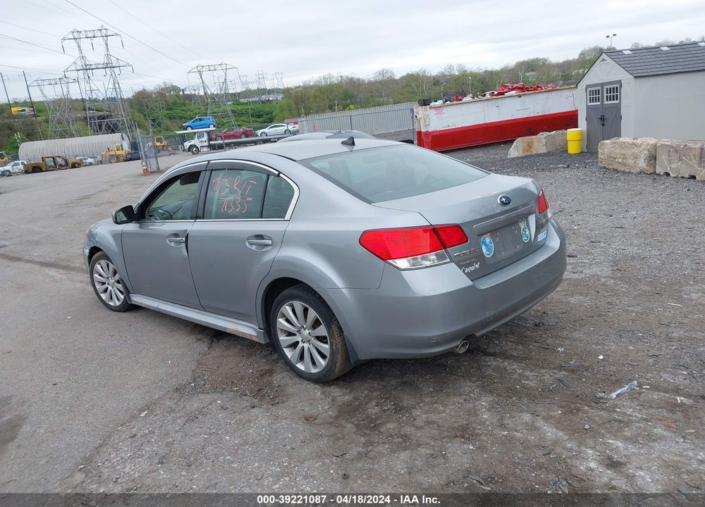 2011 SUBARU LEGACY 2.5I LIMITED VIN: 4S3BMBK60B3210979