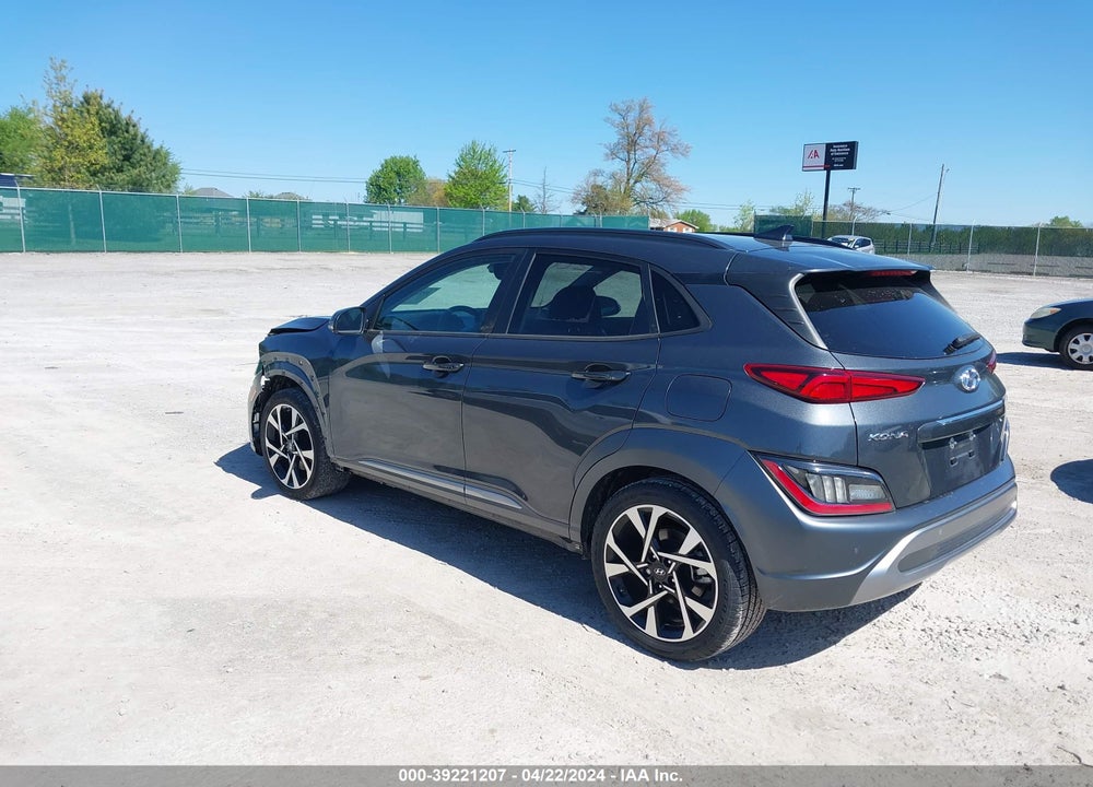 2022 HYUNDAI KONA LIMITED VIN: KM8K53A39NU788888