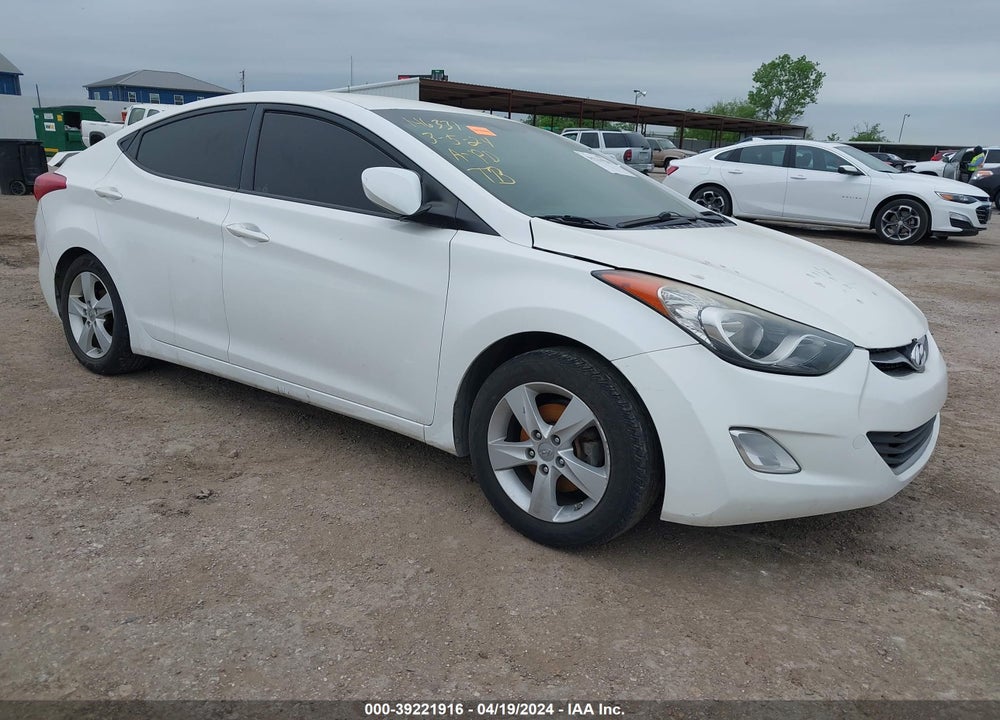 2013 HYUNDAI ELANTRA GLS VIN: 5NPDH4AE4DH354124