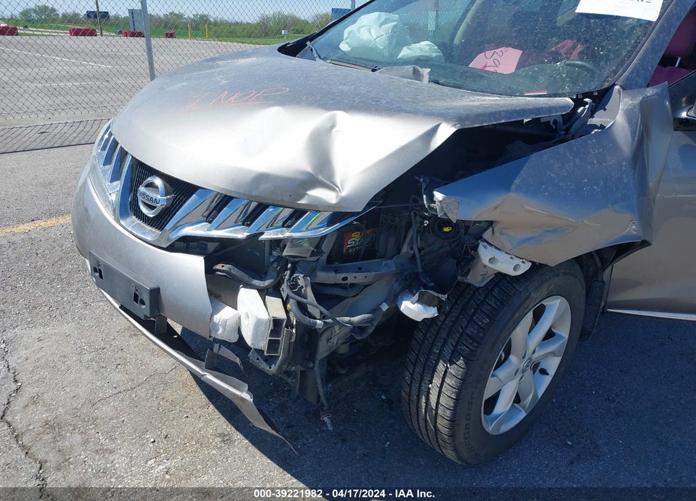 2010 NISSAN MURANO SL VIN: JN8AZ1MW1AW118088