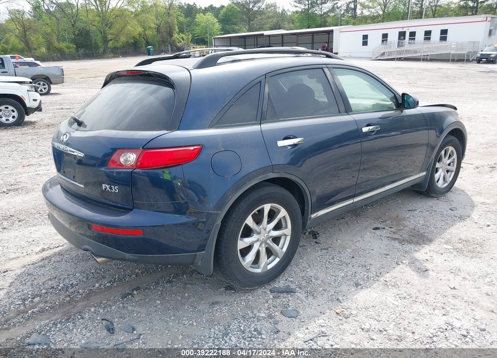2008 INFINITI FX35 VIN: JNRAS08W08X201911