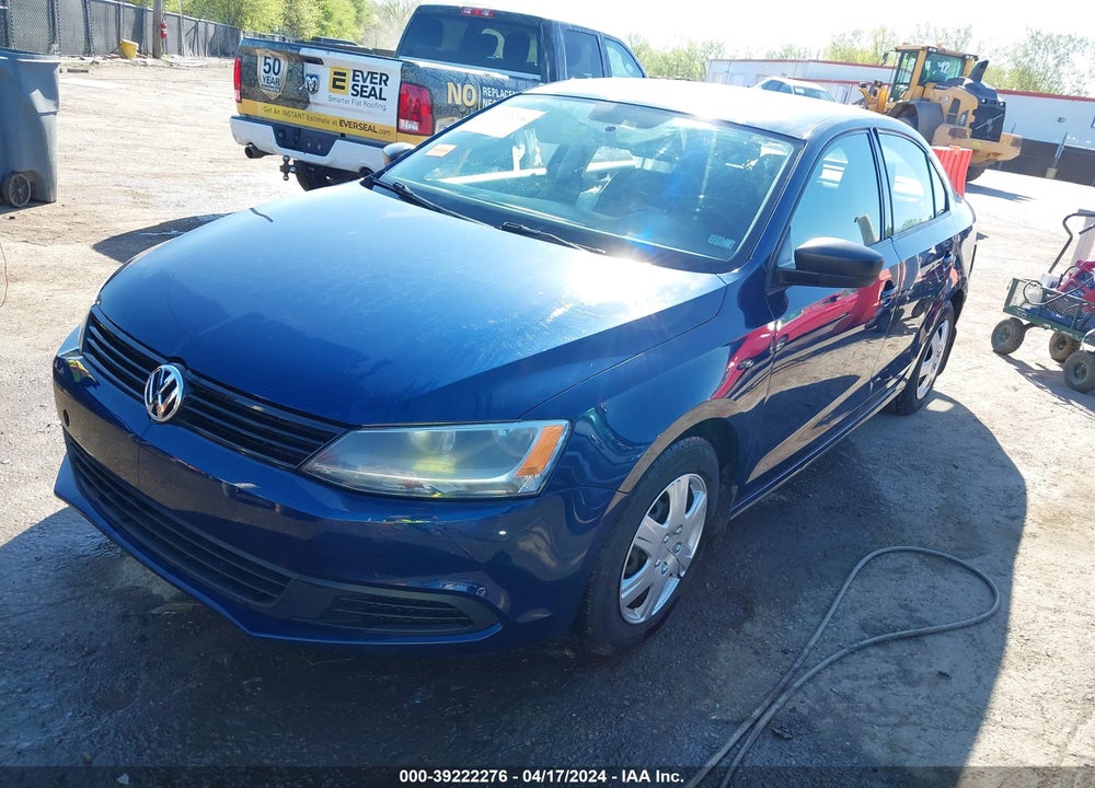 2014 VOLKSWAGEN JETTA 2.0L S VIN: 3VW2K7AJ1EM209235