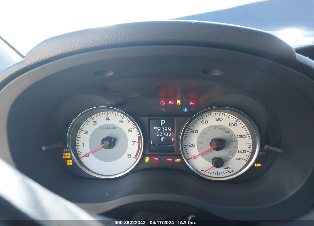 2012 SUBARU IMPREZA 2.0I SPORT LIMITED VIN: JF1GPAU69CH243283