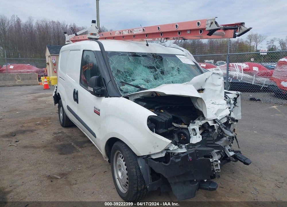 2022 RAM PROMASTER CITY CARGO VAN VIN: ZFBHRFAB0N6W45105