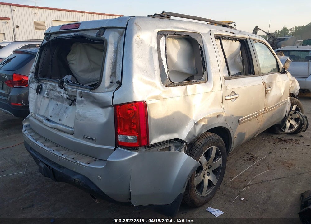 2012 HONDA PILOT TOURING VIN: 5FNYF3H9XCB022311