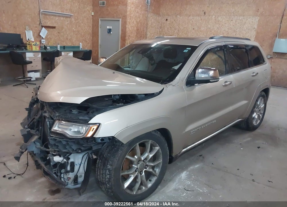2014 JEEP GRAND CHEROKEE SUMMIT VIN: 1C4RJFJT6EC460253