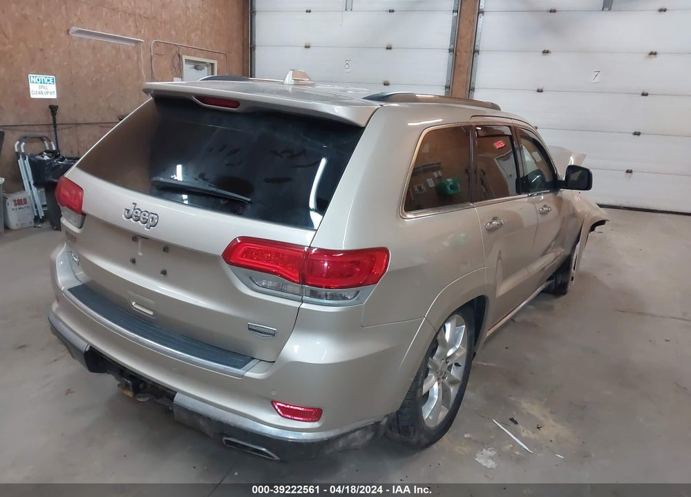 2014 JEEP GRAND CHEROKEE SUMMIT VIN: 1C4RJFJT6EC460253