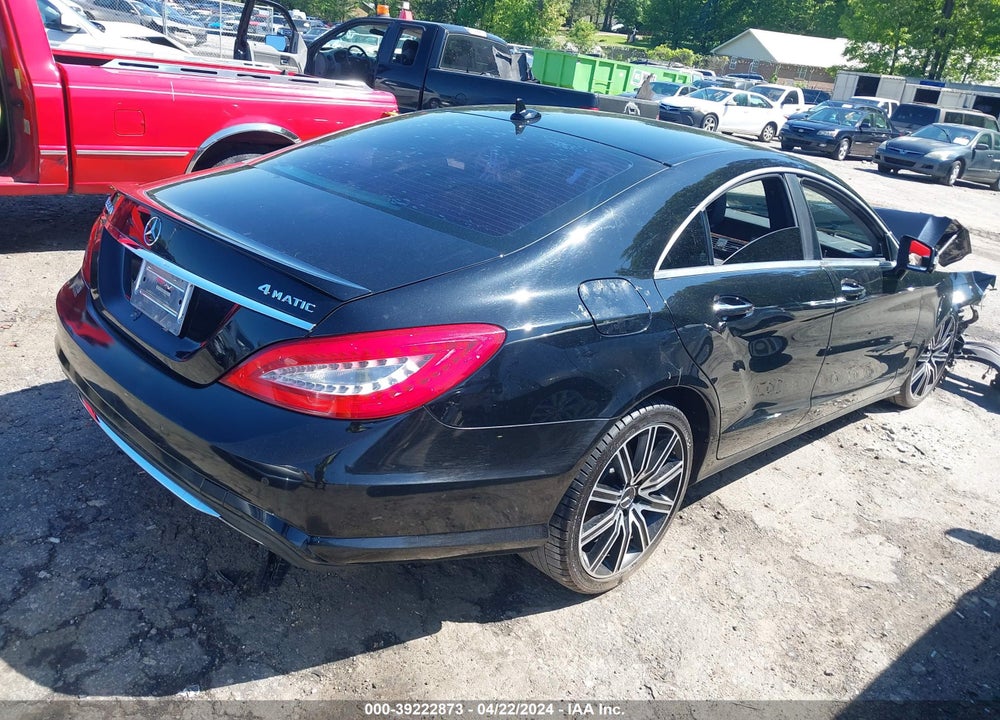 2014 MERCEDES-BENZ CLS 550 4MATIC VIN: WDDLJ9BB6EA095555