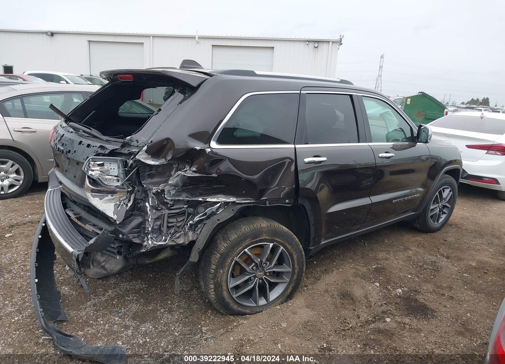 2017 JEEP GRAND CHEROKEE LIMITED 4X4 VIN: 1C4RJFBG8HC764724