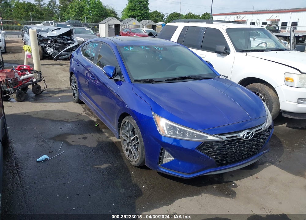 2020 HYUNDAI ELANTRA SPORT VIN: KMHD04LB6LU954069