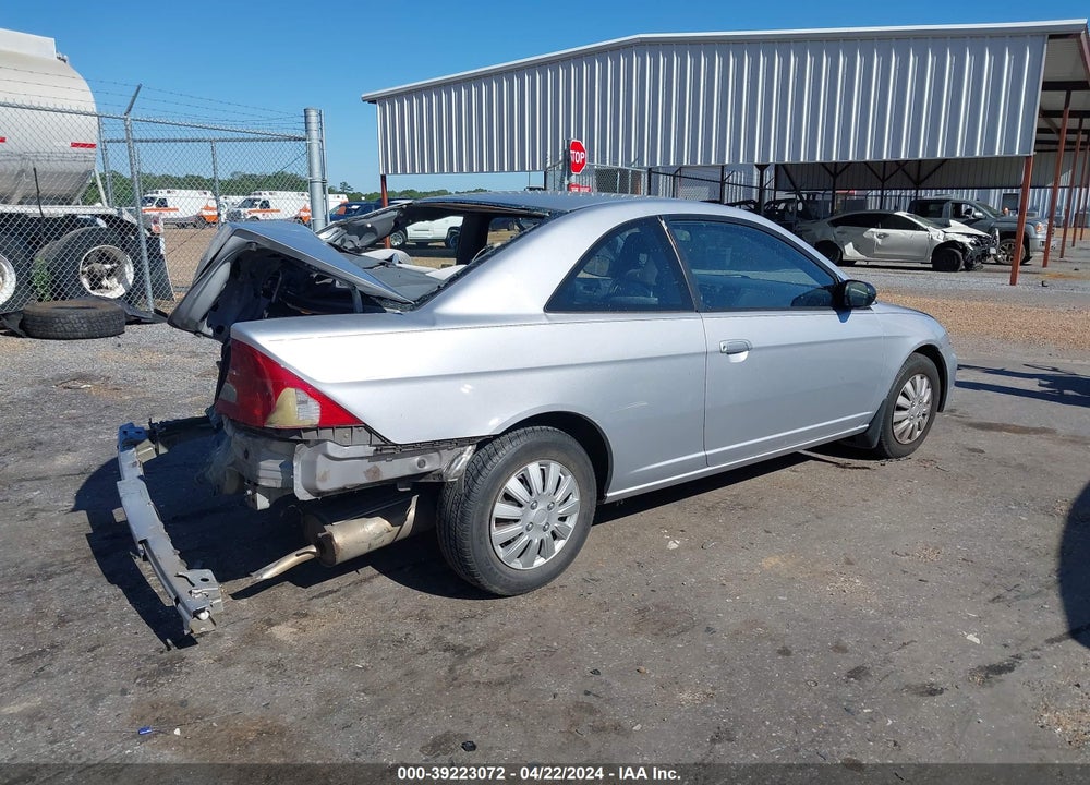 2002 HONDA CIVIC LX VIN: 1HGEM22592L056424