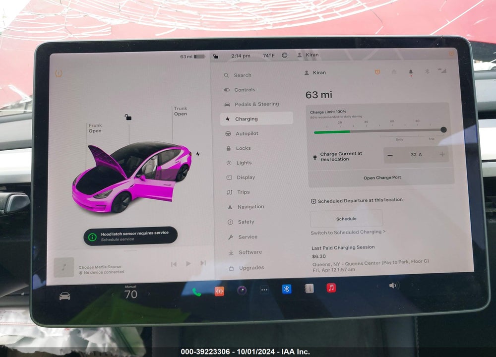 2021 TESLA MODEL 3 STANDARD RANGE PLUS REAR-WHEEL DRIVE VIN: 5YJ3E1EAXMF018437