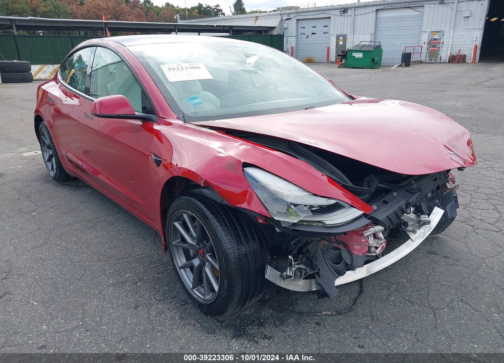 2021 TESLA MODEL 3 STANDARD RANGE PLUS REAR-WHEEL DRIVE VIN: 5YJ3E1EAXMF018437